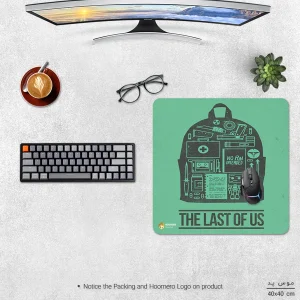 ماوس پد هومرو مدل NX236 طرح بازی آخرین بازمانده The Last of us سایز 40x40 سانتی‌متر