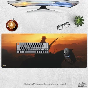 ماوس پد هومرو مدل HX552 طرح Red Dead Redemption سایز 40x100 سانتی متر