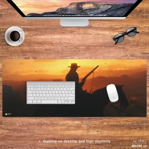 ماوس پد هومرو مدل HX552 طرح Red Dead Redemption سایز 40x100 سانتی متر