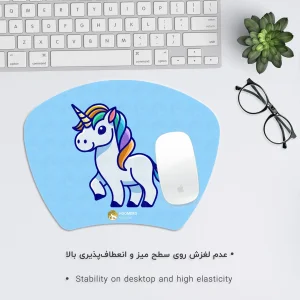 ماوس پد هومرو مدل MC981 طرح یونیکورن