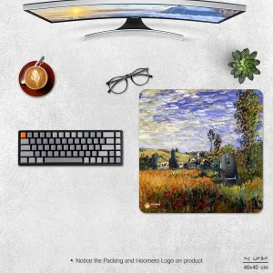 ماوس پد هومرو مدل NX690 طرح نقاشی سایز 40x40 سانتی‌متر