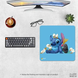 ماوس پد هومرو مدل NX282 طرح لیلو و استیچ سایز 40x40 سانتی‌متر