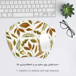 ماوس پد هومرو مدل MC755 طرح گل و برگ