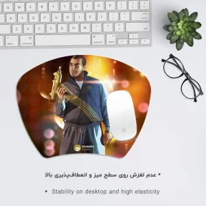 ماوس پد هومرو مدل MC404 طرح بازی جی تی ای GTA