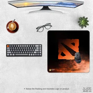 ماوس پد هومرو مدل NX704 طرح بازی Dota2 سایز 40x40 سانتی متر