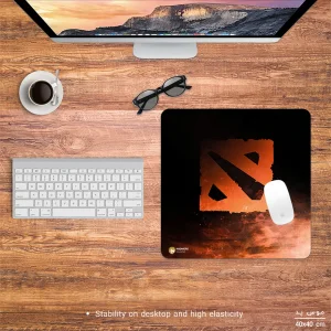 ماوس پد هومرو مدل NX704 طرح بازی Dota2 سایز 40x40 سانتی متر