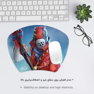 ماوس پد هومرو مدل MC388 طرح بازی فورتنایت