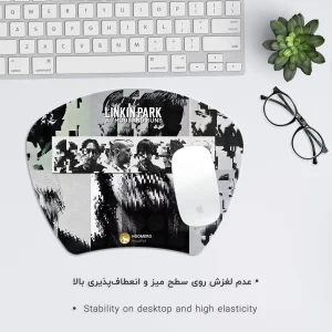 ماوس پد هومرو مدل MC784 طرح لینکین پارک