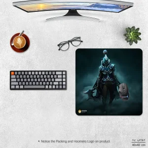 ماوس پد هومرو مدل NX703 طرح بازی Dota2 سایز 40x40 سانتی متر