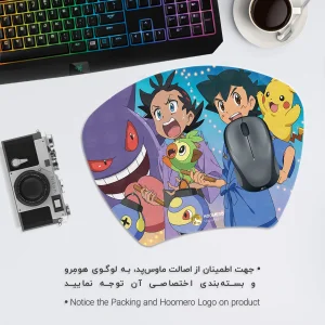 ماوس پد هومرو مدل MC1193 طرح انیمه پوکمون