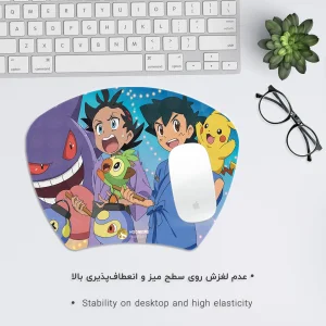 ماوس پد هومرو مدل MC1193 طرح انیمه پوکمون