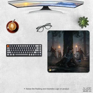 ماوس پد هومرو مدل NX250 طرح بازی آخرین بازمانده The Last of us سایز 40x40 سانتی‌متر