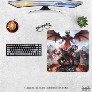 ماوس پد هومرو مدل NX548 طرح بازی The Elder Scrolls سایز 40x40 سانتی‌متر