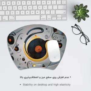 ماوس پد هومرو مدل MC064 طرح Vinyls