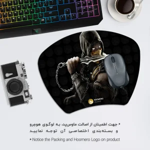 ماوس پد هومرو مدل MC486 طرح بازی مورتال کامبت