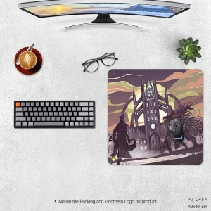 ماوس پد هومرو مدل NX042 طرح بازی Bloodborne سایز 40x40 سانتی متر