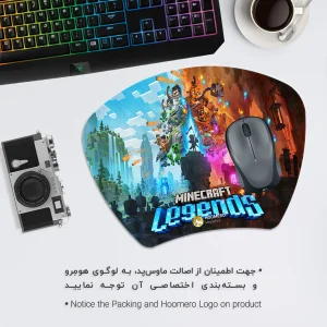 ماوس پد هومرو مدل MC565 طرح بازی ماینکرفت