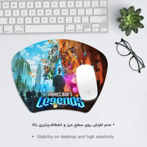 ماوس پد هومرو مدل MC565 طرح بازی ماینکرفت