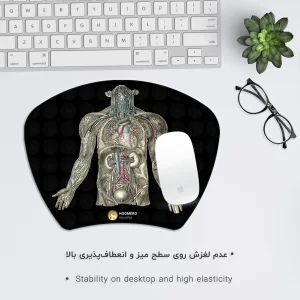 ماوس پد هومرو مدل MC807 طرح پزشکی آناتومی