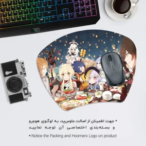 ماوس پد هومرو مدل MC1104 طرح بازی گنشین ایمپکت