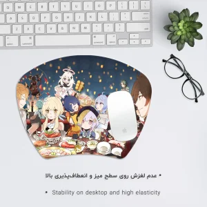 ماوس پد هومرو مدل MC1104 طرح بازی گنشین ایمپکت