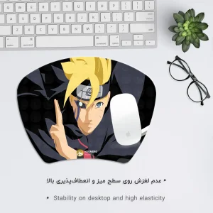ماوس پد هومرو مدل MC1145 طرح انیمه ناروتو بوروتو