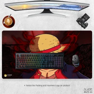 ماوس پد هومرو مدل MX2060 طرح انیمه وان پیس One Piece