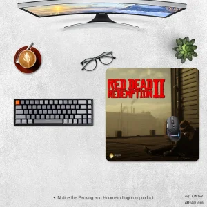 ماوس پد هومرو مدل NX447 طرح بازی Red Dead Redemption سایز 40x40 سانتی‌متر