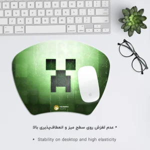ماوس پد هومرو مدل MC546 طرح بازی ماینکرفت