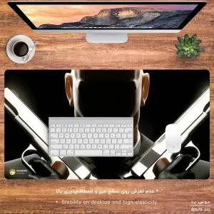 ماوس پد مخصوص بازی هومرو مدل MX366 طرح بازی هیتمن