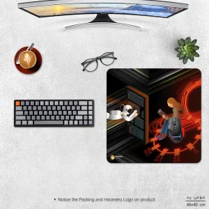 ماوس پد هومرو مدل NX204 طرح فیلم Interstellar سایز 40x40 سانتی‌متر