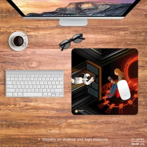 ماوس پد هومرو مدل NX204 طرح فیلم Interstellar سایز 40x40 سانتی‌متر