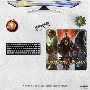 ماوس پد هومرو مدل NX131 طرح بازی Dragon's Dogma سایز 40x40 سانتی‌متر