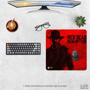ماوس پد هومرو مدل NX449 طرح بازی Red Dead Redemption سایز 40x40 سانتی‌متر