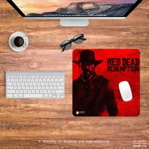 ماوس پد هومرو مدل NX449 طرح بازی Red Dead Redemption سایز 40x40 سانتی‌متر