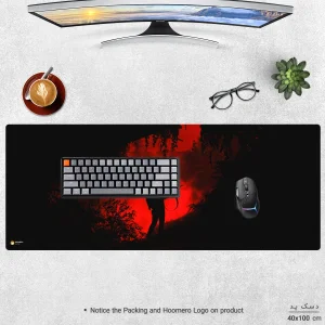 ماوس پد هومرو مدل HX233 طرح The Last of Us سایز 40x100 سانتی‌متر