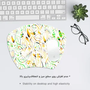 ماوس پد هومرو مدل MC763 طرح گل و برگ