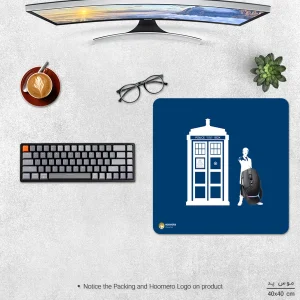 ماوس پد هومرو مدل NX096 طرح سریال Doctor Who سایز 40x40 سانتی متر