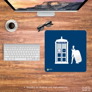 ماوس پد هومرو مدل NX096 طرح سریال Doctor Who سایز 40x40 سانتی متر
