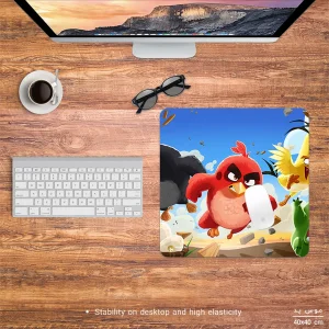 ماوس پد هومرو مدل NX005 طرح Angry Birds سایز 40x40 سانتی متر