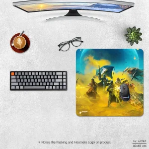 ماوس پد هومرو مدل NX172 طرح بازی HELLDIVERS سایز 40x40 سانتی‌متر