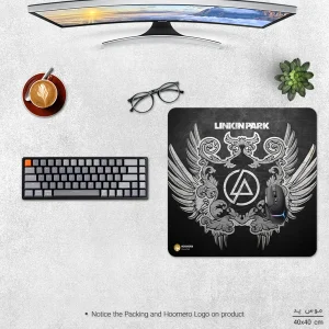 ماوس پد هومرو مدل NX295 طرح Linkin Park سایز 40x40 سانتی‌متر