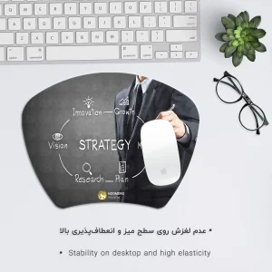 ماوس پد هومرو مدل MC638 طرح بیزینس و جملات انگیزشی