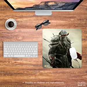 ماوس پد هومرو مدل NX553 طرح بازی The Elder Scrolls سایز 40x40 سانتی‌متر
