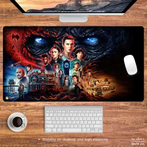 ماوس پد هومرو مدل MX2795 طرح Stranger Things