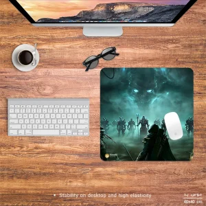 ماوس پد هومرو مدل NX556 طرح بازی The Elder Scrolls سایز 40x40 سانتی‌متر