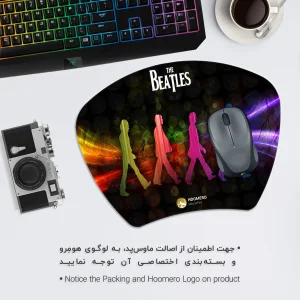 ماوس پد هومرو مدل MC954 طرح بیتلز راک بند