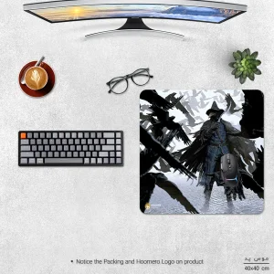 ماوس پد هومرو مدل NX040 طرح بازی Bloodborne سایز 40x40 سانتی متر