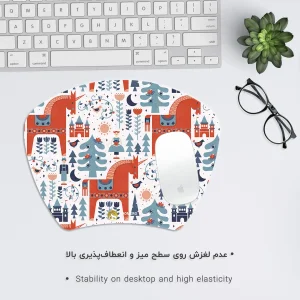 ماوس پد هومرو مدل MC985 طرح یونیکورن