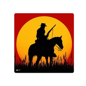 ماوس پد هومرو مدل NX434 طرح بازی Red Dead Redemption سایز 40x40 سانتی‌متر